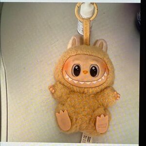 Authentic Labubu Fuzzy Tan Monster Doll